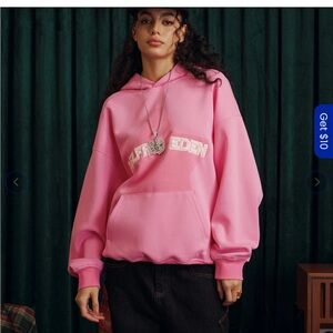 AELFRIC EDEN OVERSIZED COLORFUL EDEN STAR PULLOVER HOODIE